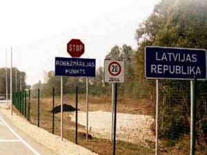 Незаконное пересечение границы Латвии в 2013 году